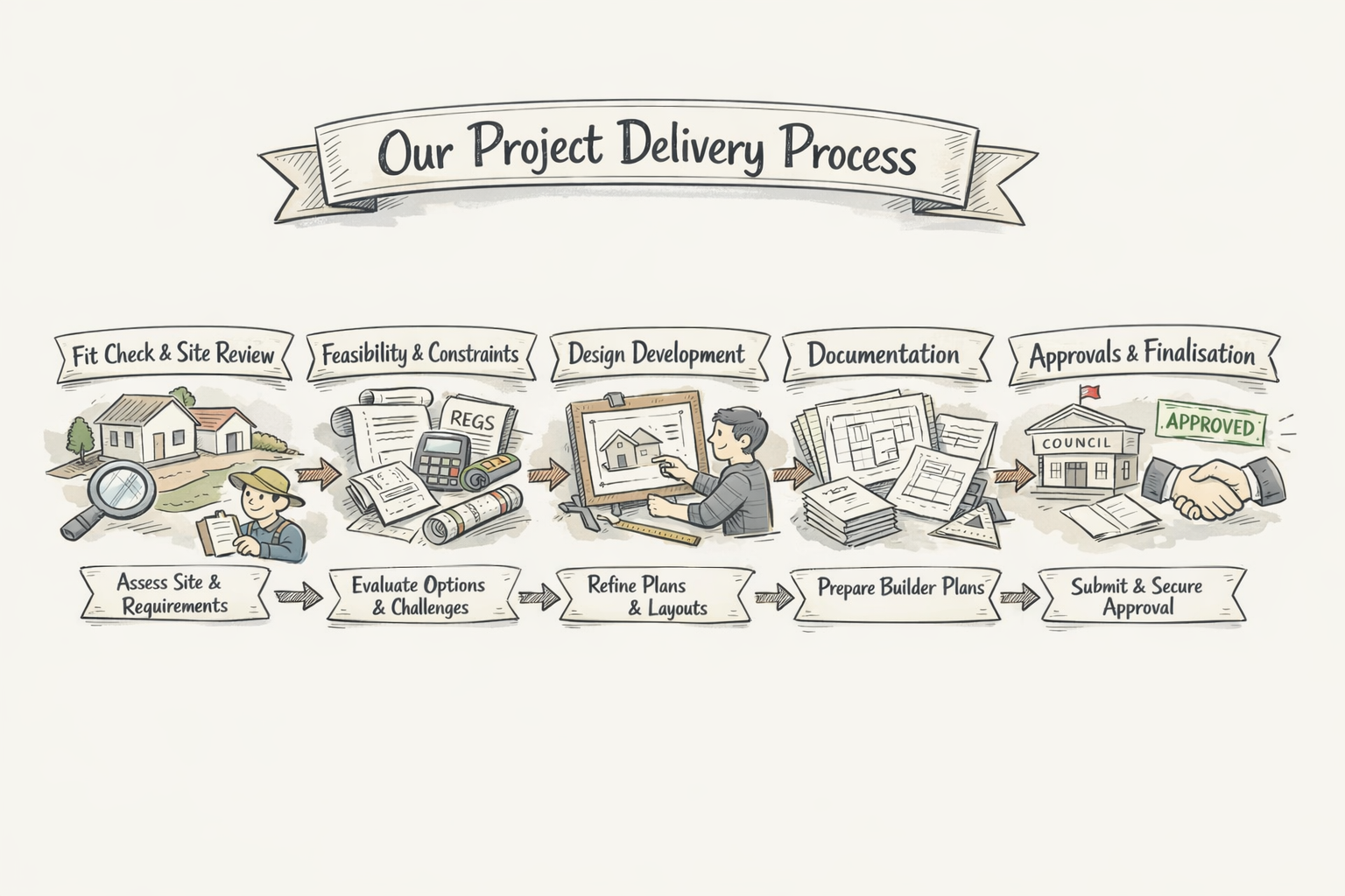 Digital Projects delivery process — from brief to handover